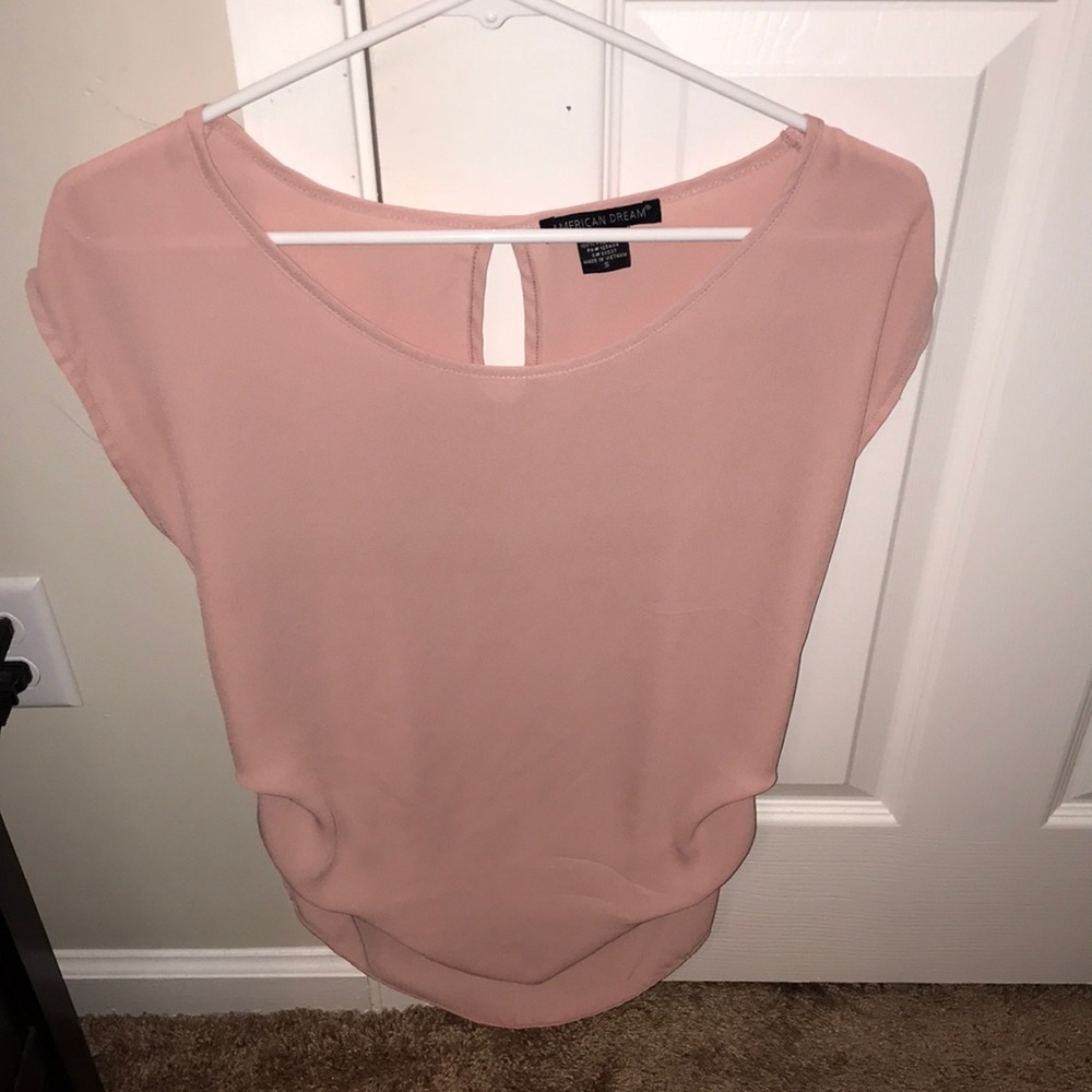beautiful light pink blouse